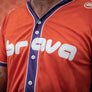 B21 Official Baseball Jersey - Orange/Purple