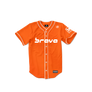 B21 Official Baseball Jersey - Orange/white