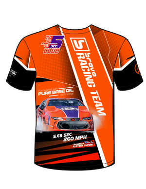 THE BIG 21 Racing Tee - Full Printed (Orange)