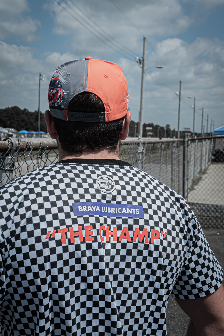 B21 Silver Logo tee - Racing pattern