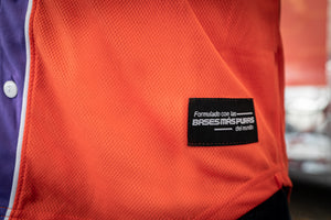 B21 Official Baseball Jersey - Orange/Purple
