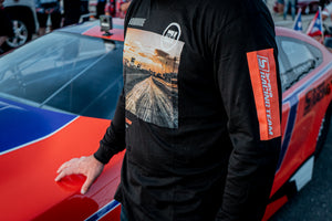 Brava Racetrack Long Sleeve tee - Black