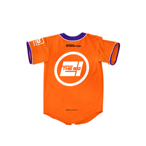 B21 Official Baseball Jersey - Orange/Purple